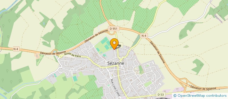 localisation de l'entreprise SCI SAINT BRISSON à SEZANNE