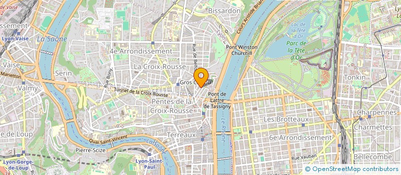 localisation de l'entreprise SCI SAINT BRUNO  LYON