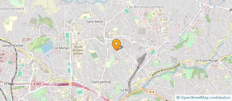 localisation de l'entreprise SCI SAINT BRUNO à MARSEILLE
