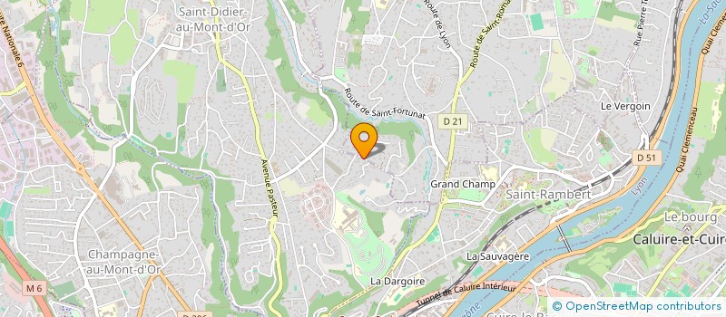 localisation de l'entreprise SCI SAINT-CHAMOND  SAINT-CYR-AU-MONT-D'OR