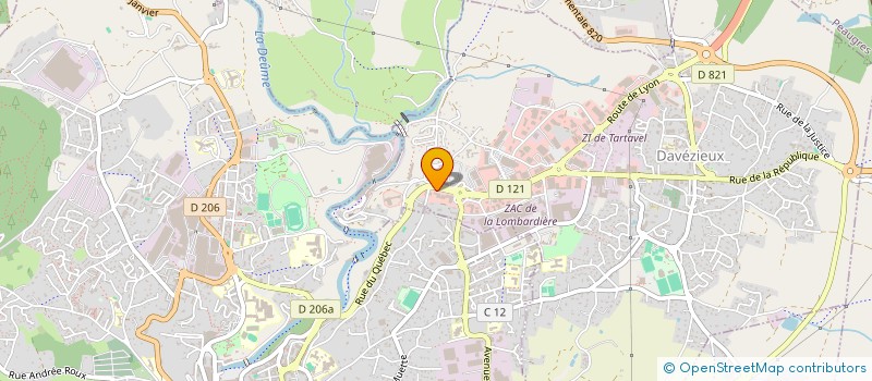 localisation de l'entreprise SCI SAINT CHARLES  DAVEZIEUX