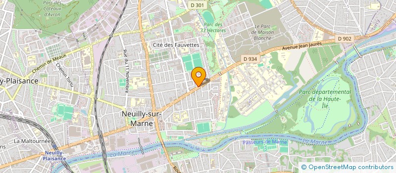 localisation de l'entreprise SCI SAINT CHARLES  NEUILLY-SUR-MARNE