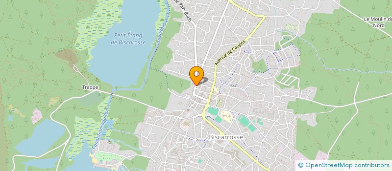 localisation de l'entreprise SCI SAINT CHARLES  BISCARROSSE