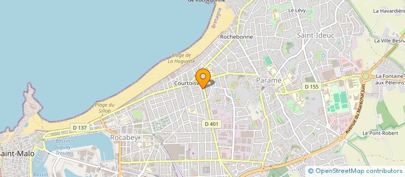 localisation de l'entreprise SCI SAINT CHARLES  SAINT-MALO