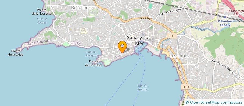 localisation de l'entreprise SCI SAINT CHARLES à SANARY-SUR-MER
