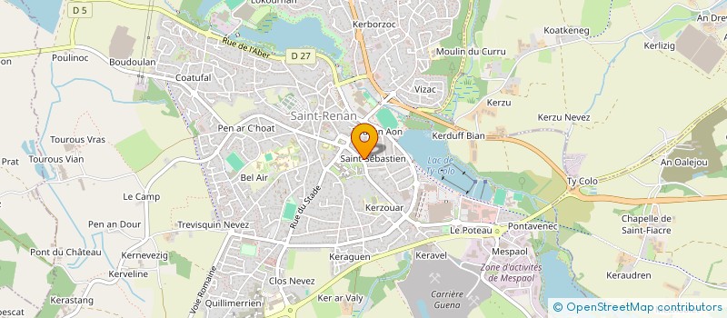 localisation de l'entreprise SCI SAINT CHARLES  SAINT-RENAN