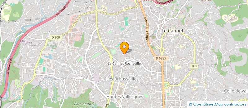 localisation de l'entreprise SCI SAINT CHARLES à LE CANNET