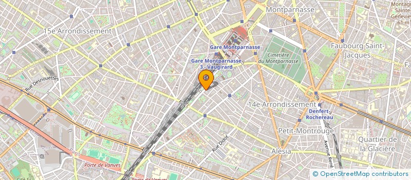 localisation de l'entreprise SCI SAINT CHARLES EGLISE  PARIS