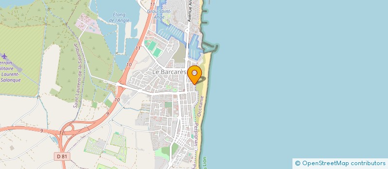 localisation de l'entreprise SCI SAINT CHRISTOPHE  LE BARCARES