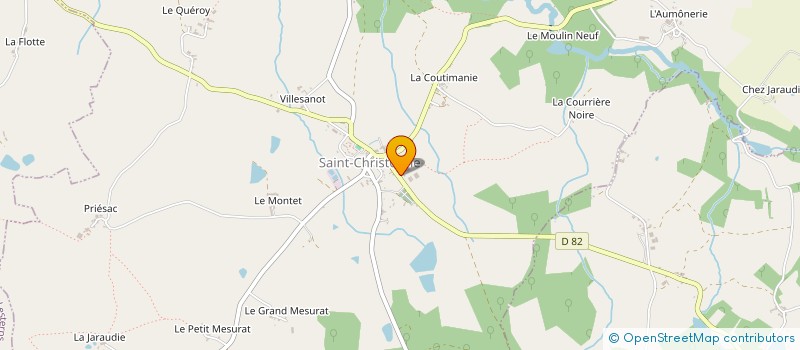 localisation de l'entreprise SCI SAINT CHRISTOPHE à MONTROLLET