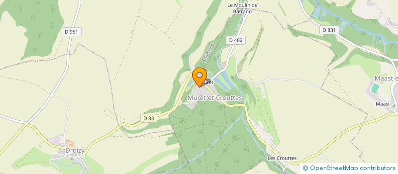 localisation de l'entreprise SCI SAINT CHRISTOPHE  MURET-ET-CROUTTES