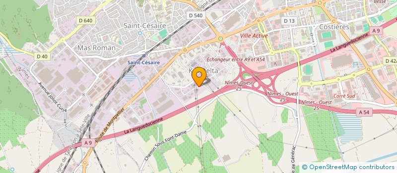 localisation de l'entreprise SCI SAINT CHRISTOPHE  NIMES