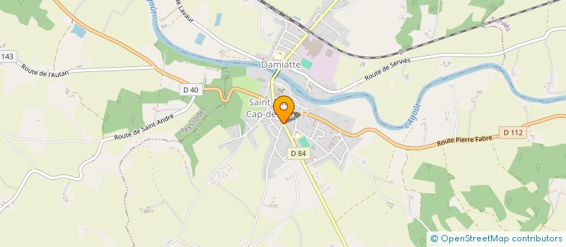 localisation de l'entreprise SCI SAINT CHRISTOPHE  SAINT-PAUL-CAP-DE-JOUX