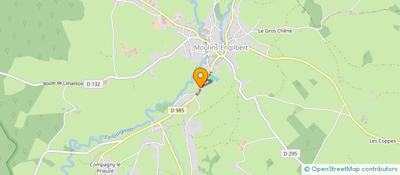 localisation de l'entreprise SCI SAINT CHRISTOPHE  MOULINS-ENGILBERT