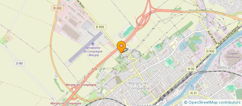 localisation de l'entreprise SCI SAINT CHRISTOPHE  MARGNY-LES-COMPIEGNE