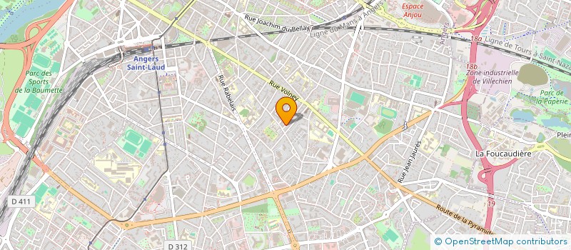 localisation de l'entreprise SCI SAINT CHRISTOPHE à ANGERS