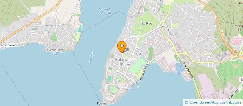 localisation de l'entreprise SCI SAINT CHRISTOPHE  BALARUC-LES-BAINS