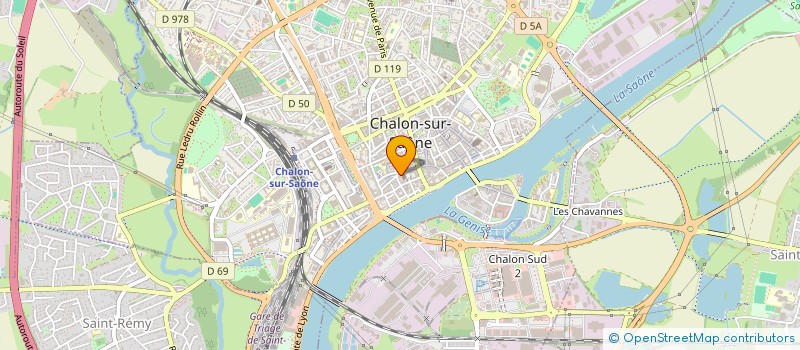 localisation de l'entreprise SCI SAINT CHRISTOPHE à CHALON-SUR-SAONE