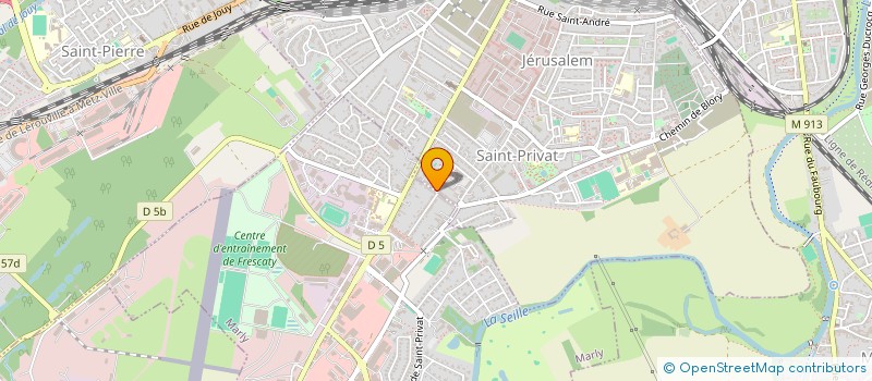 localisation de l'entreprise SCI SAINT CHRODEGANG à MONTIGNY LES METZ