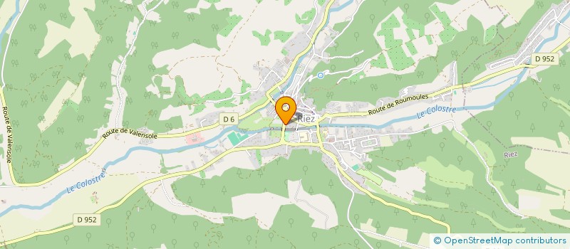 localisation de l'entreprise SCI SAINT CLAIR à RIEZ