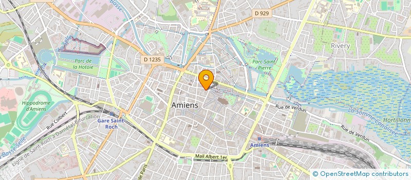 localisation de l'entreprise SCI SAINT-CLAIR à AMIENS