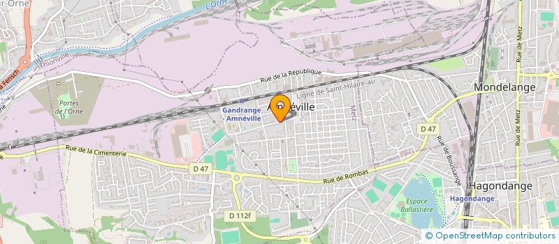 localisation de l'entreprise SCI SAINT CLAIR  AMNEVILLE