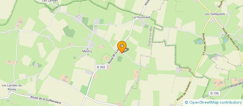 localisation de l'entreprise SCI SAINT CLAIR  ISIGNY-SUR-MER