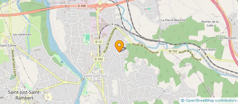 localisation de l'entreprise SCI SAINT CLAIR  SAINT-JUST-SAINT-RAMBERT