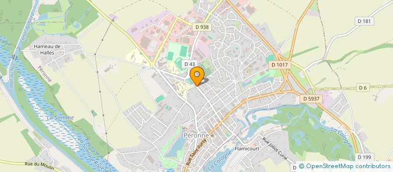 localisation de l'entreprise SCI SAINT CLAIR à PERONNE