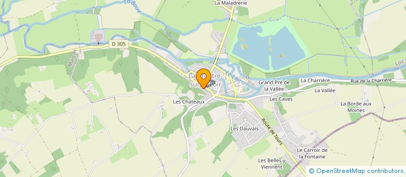 localisation de l'entreprise SCI SAINT CLAIR  LA CHARTRE-SUR-LE-LOIR