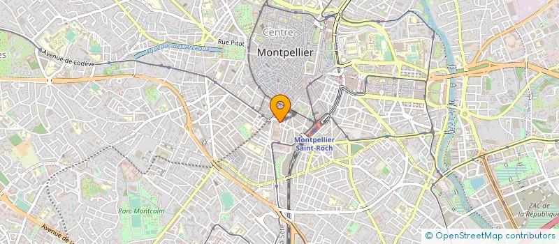 localisation de l'entreprise SCI SAINT CLAIR INVEST à MONTPELLIER