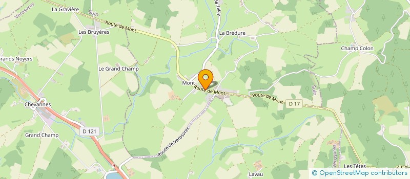 localisation de l'entreprise SCI SAINT CLAUDE  SUIN