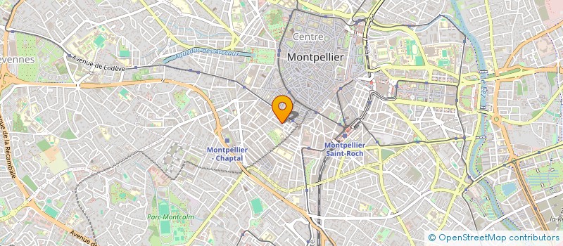 localisation de l'entreprise SCI SAINT CLAUDE à MONTPELLIER