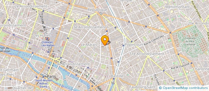 localisation de l'entreprise SCI SAINT CLAUDE  PARIS