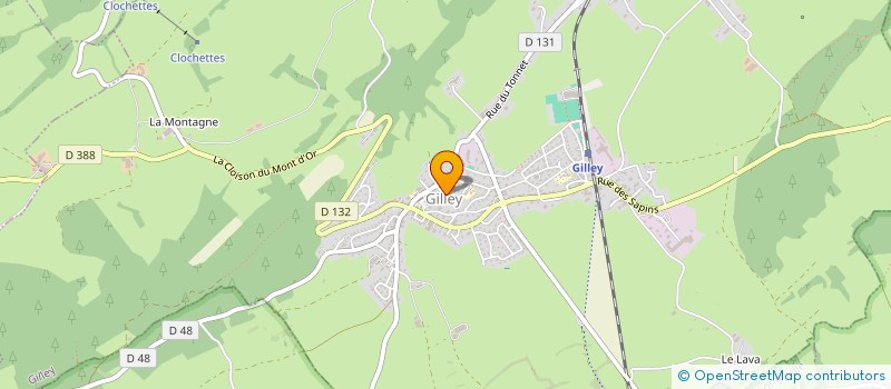 localisation de l'entreprise SCI SAINT CLAUDE  LA LONGEVILLE