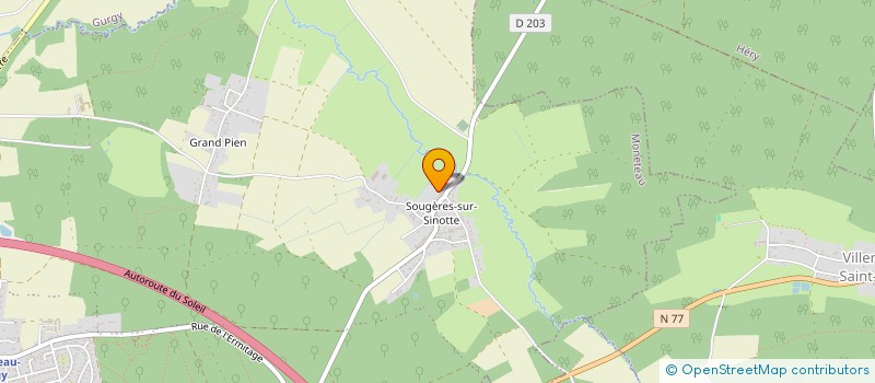 localisation de l'entreprise SCI SAINT CLAUDE à MONETEAU