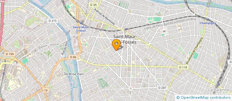 localisation de l'entreprise SCI SAINT CLEMENT à SAINT-MAUR-DES-FOSSES