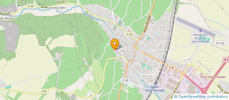 localisation de l'entreprise SCI SAINT CLEMENT à NUITS-SAINT-GEORGES