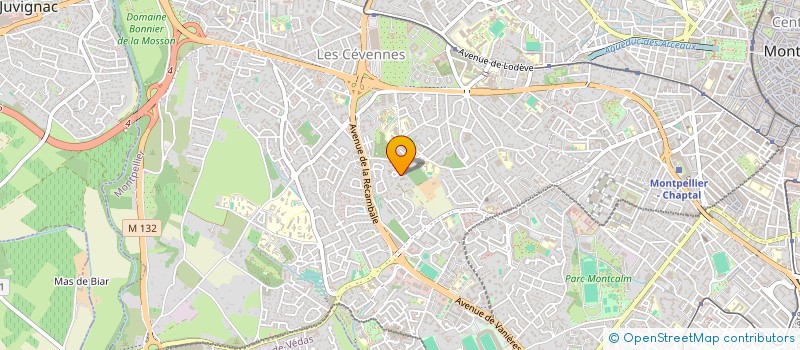 localisation de l'entreprise SCI SAINT CLEMENT à MONTPELLIER