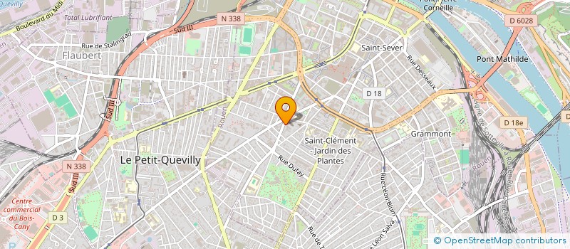 localisation de l'entreprise SCI SAINT CLEMENT à ROUEN