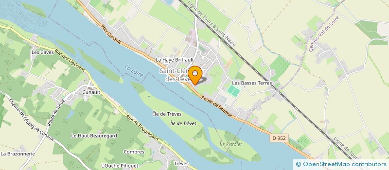 localisation de l'entreprise SCI SAINT-CLEMENT  SAINT-CLEMENT-DES-LEVEES