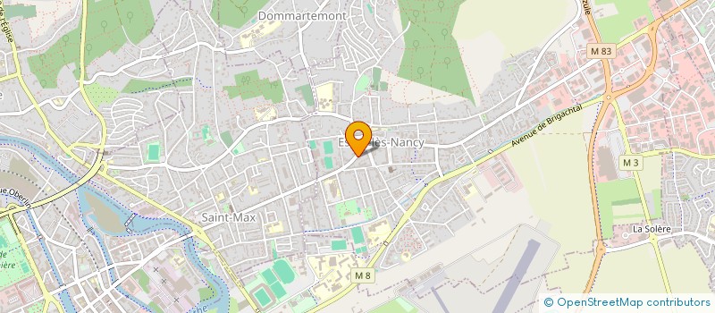 localisation de l'entreprise SCI SAINT CLEMENT CADIGNAC  ESSEY-LES-NANCY