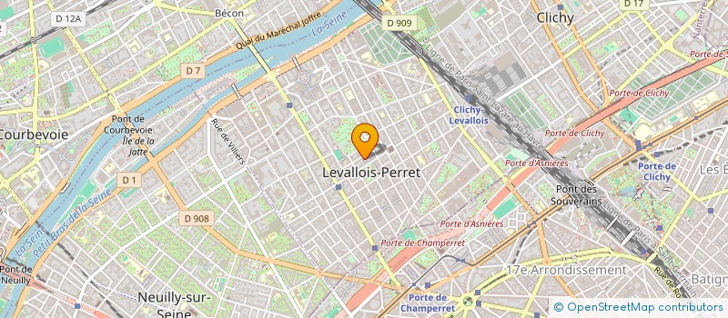 localisation de l'entreprise SCI SAINT CLOUD à LEVALLOIS-PERRET