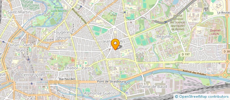 localisation de l'entreprise SCI SAINT COLOMBAN  RENNES