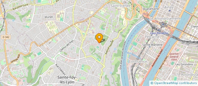 localisation de l'entreprise SCI SAINT CYP  SAINTE-FOY-LES-LYON