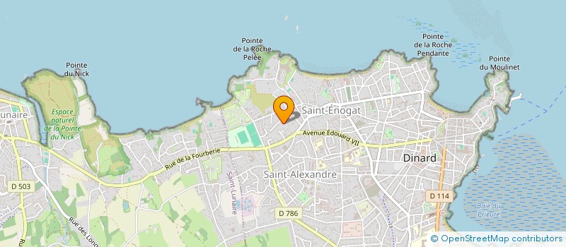 localisation de l'entreprise SCI SAINT-CYPRIEN  DINARD