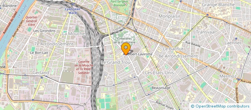 localisation de l'entreprise SCI SAINT CYR  LYON