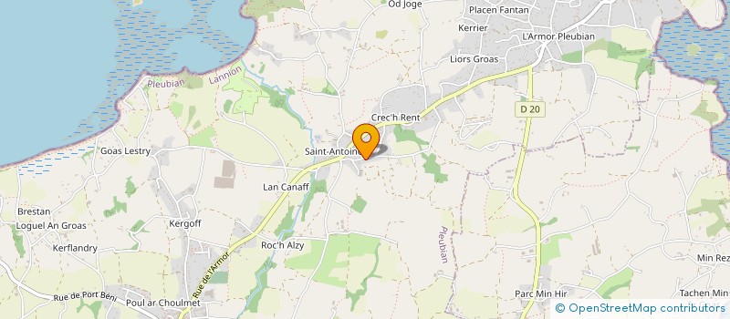 localisation de l'entreprise SCI SAINT CYR  PLEUBIAN