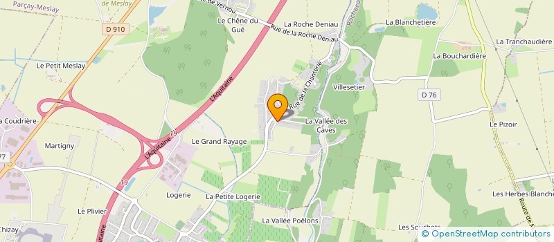 localisation de l'entreprise SCI SAINT CYR PARK  PARCAY-MESLAY