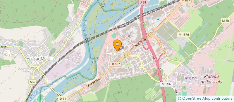 localisation de l'entreprise SCI SAINT CYR PROMOTION  JOUY-AUX-ARCHES